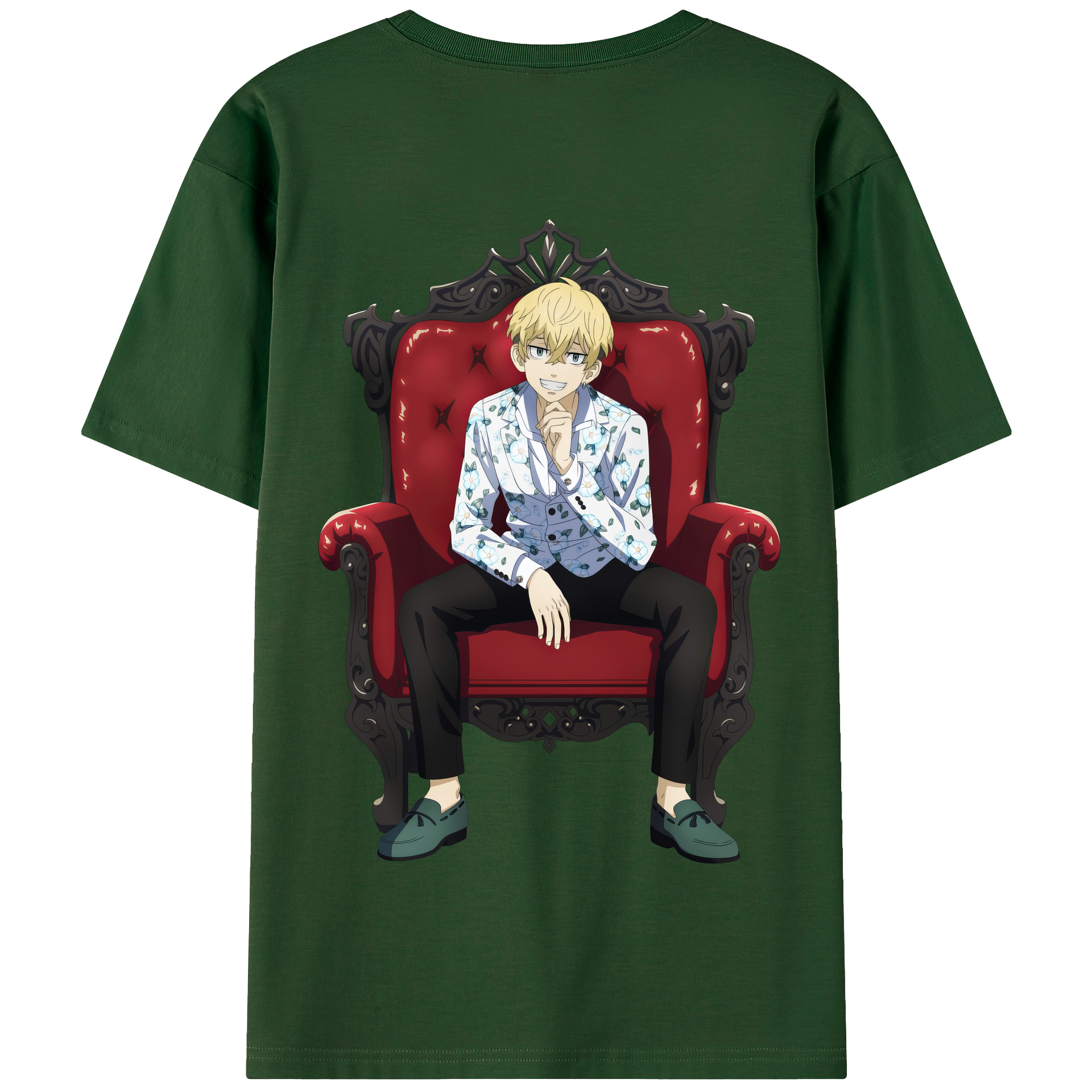 （画像用） 東京リベンジャーズ Tokyo Revengers 綿100％半袖Tシャツ（背面プリント）